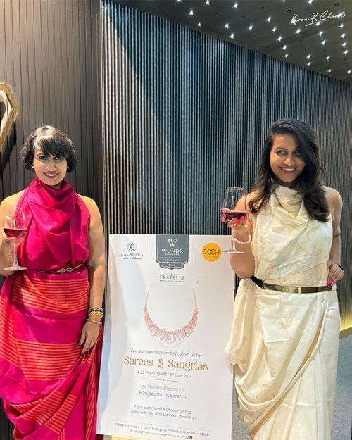 Sarees & Sangrias With Fratelli Wines & Wondr Diamonds